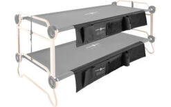 Disc-O-Bed Organizer Noir Poche Latérale Pour Lit De Camp Sol-O-Cot