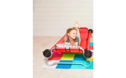 Disc-O-Bed Kid-O-Bed Lit Simple Cadre Rond Sans Poche Latérale - Bleu -Mobilier du camping Magasin 376986 2274674 1