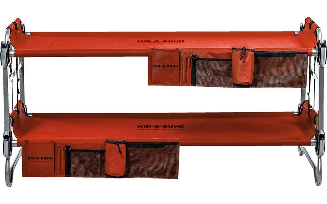 Disc-O-Bed Kid-O-Bunk Lit Superposé De Camping Pour Enfants Avec Poches Latérales Bleu / Argenté 9 Disc-O-Bed Kid-O-Bunk Lit Superposé De Camping Pour Enfants Avec Poches Latérales Bleu / Argenté – Image 7