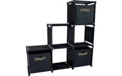 Bo-Camp Industrial Zwart Commode Avec 3 Boîtes De Rangement