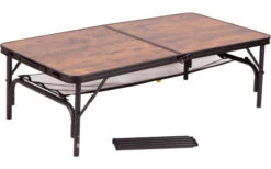 Bo-Camp Industrial Table Pliante En Aluminium 120 X 60 Cm