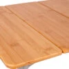 Bo-Camp Urban Outdoor Southwark Table à Roulettes En Bambou Et Aluminium 60 X 40 Cm