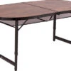 Bo-Camp Table Pliante Industrielle En Bois 150 X 80 Cm