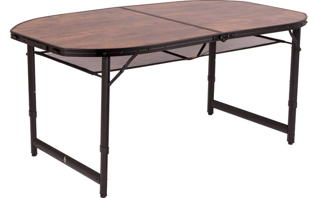 Bo-Camp Table Pliante Industrielle En Bois 150 X 80 Cm 3 Bo-Camp Table Pliante Industrielle En Bois 150 X 80 Cm