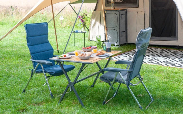 Bo-Camp Olefin Coussin De Chaise Universel / Housse De Siège Bleu 6 Bo-Camp Olefin Coussin De Chaise Universel / Housse De Siège Bleu – Image 4