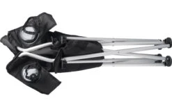 Basic Nature Travelchair Confort Chaise Pliante Noire