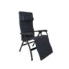 Crespo Recliner Air Deluxe Fauteuil De Relaxation Gris Foncé -Mobilier du camping Magasin 464618 3408663
