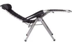 Crespo AL-232 Chaise Longue Deluxe Gris Foncé -Mobilier du camping Magasin 531282 3472819