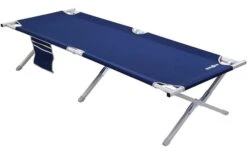 Brunner Outdoor Cot Camping Lit De Camp Bleu