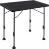 Brunner Linear Table De Camping Noire 80 X 60 X H63/83 Cm -Mobilier du camping Magasin 534019 3649514