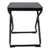 Bo-Camp Tabouret Pliable Avec Rehausse Noir -Mobilier du camping Magasin 540826 3519323