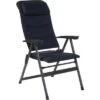 Wecamp Chaise 6 Pos Fauteuil Relax Falcon Noir -Mobilier du camping Magasin 555532 3658388 1
