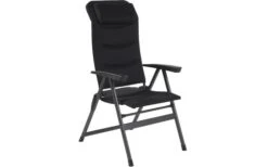 Wecamp Chaise 6 Pos Fauteuil Relax Falcon Noir -Mobilier du camping Magasin 555766 3658394 1