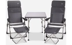 Crespo Set 213 Classic Table Avec 2 Chaises Et Tabourets Et Accessoires -Mobilier du camping Magasin 559102 3705215