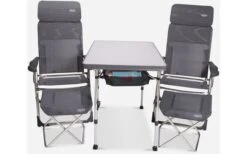 Crespo Set 213 Classic Table Avec 2 Chaises Et Tabourets Et Accessoires -Mobilier du camping Magasin 559156 3705221