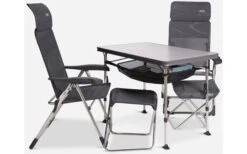 Crespo Set 213 Classic Table Avec 2 Chaises Et Tabourets Et Accessoires -Mobilier du camping Magasin 559264 3705233