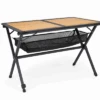 Table Roulante Berger Alu-Bambus Noire -Mobilier du camping Magasin 670467 4674711