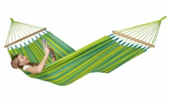 La Siesta Alisio Hamac à Barre Simple Outdoor Lime -Mobilier du camping Magasin 707489 4912562 2
