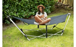 Hamac Hoberg Avec Support Pliable Et Sac De Transport