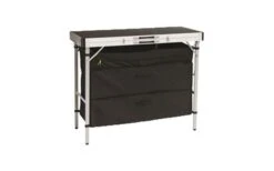 Outwell Magante Kitchen Unit Armoire De Cuisine Avec Plan De Travail 136 X 54 X 90/140 Cm